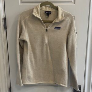 Patagonia Womens Cream 1/4 Zip